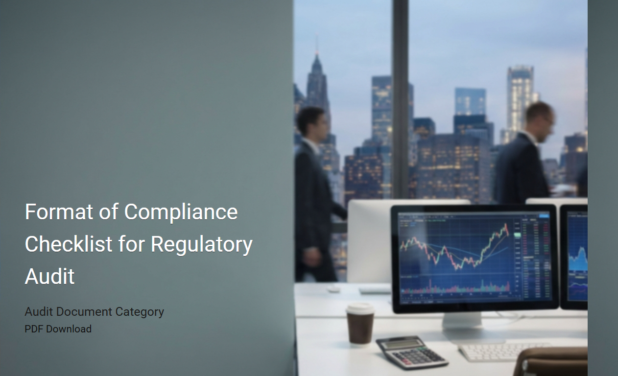 Comprehensive Template for Regulatory Audit Compliance Checklist